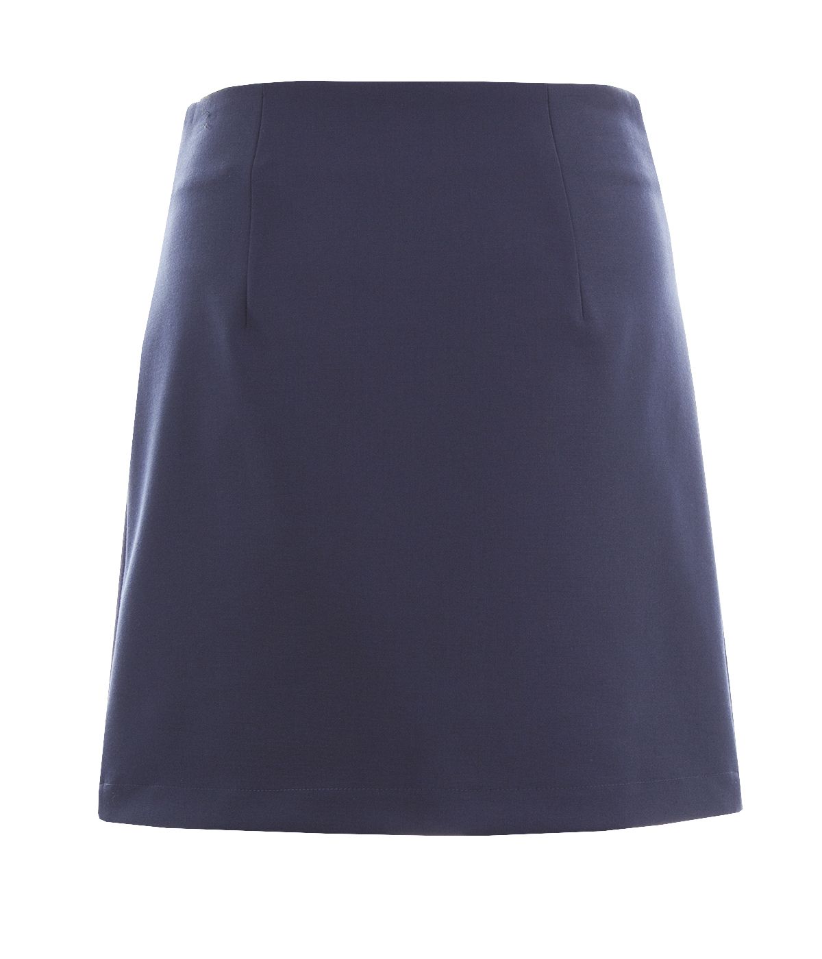 Mini skirt with frontal zipper and side pocket 1
